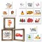 Fall Decorations Farmhouse Fall Home Decor Hello Fall Signs 36 Interchangeable Sayings with 3 Wooden Frames Autumn Decorations for Office and Living Room Tiered Tray Decor Table Desk Wall Decor Seasonal Decoration Holiday Gift